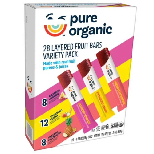 thanh trai cay huu co pure organic layered fruit bars variety pack hop 28 thanh 3 vi 220426 ka