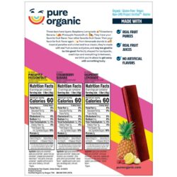 thanh trai cay huu co pure organic layered fruit bars variety pack hop 28 thanh 3 vi 220426 kb