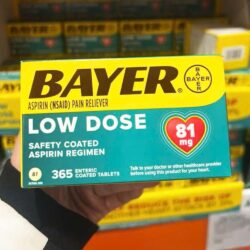 vien giam dau va ngan ngua nhoi mau co tim bayer low dose aspirin 81mg 365 vien 080426 ka