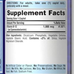 vien uong bo sung b 12 puritans pride vitamin b12 1000mcg 100 caplets 060426 kc