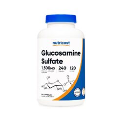Viên uống bổ sung Glucosamine Nutricost Glucosamine Sulfate 1500mg 240 Capsules