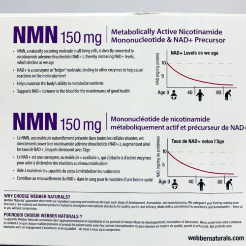 vien uong bo sung nmn webber naturals nmn nicotinamide mononucleotide 150mg 100 vegetarian capsules 230426 kc