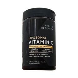 Viên uống bổ sung Vitamin C Sports Research Liposomal Vitamin C 1000mg 180 Liquid Veggie Capsules