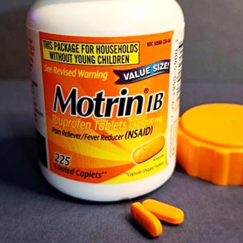 vien uong giam dau ha sot motrin ib ibuprofen tablets 200mg 300 coated caplets 180426 ka