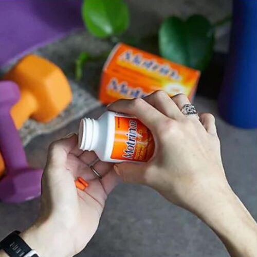 vien uong giam dau ha sot motrin ib ibuprofen tablets 200mg 300 coated caplets 180426 kd