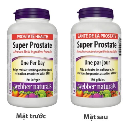 vien uong ho tro tuyen tien liet webber naturals super prostate advanced multi ingredient formula 180 softgels 220426 ka