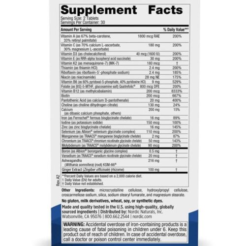 vien uong vitamin cho phu nu nordic naturals womens multivitamin extra strength 60 tablets 140426 kd