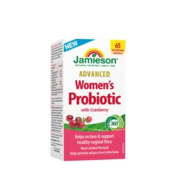 Men vi sinh Jamieson Women's Cranberry Advanced Probiotic 65 Vegetarian Capsules