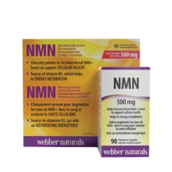 Webber Naturals NMN (Nicotinamide Mononucleotide) 500 mg viên nang chay