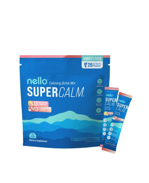 Bột pha uống Nello Supercalm Drink Mix vị tổng hợp, 26 gói