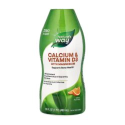 Canxi nước Nature’s Way Calcium & Vitamin D3 with Magnesium Vị Citrus 480ml