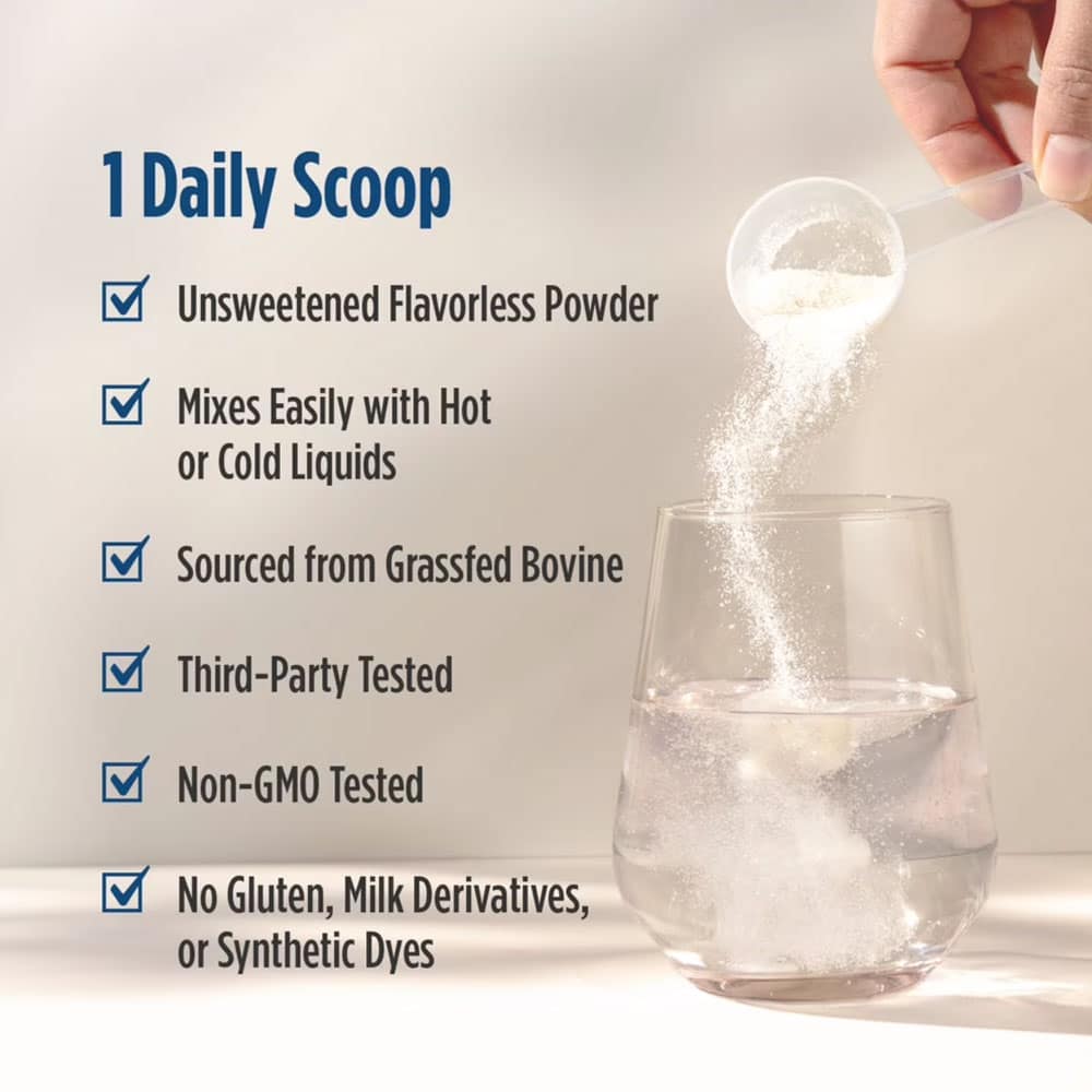 Collagen dạng bột Nordic Naturals Collagen Peptides Unflavored 300g - Ảnh 6