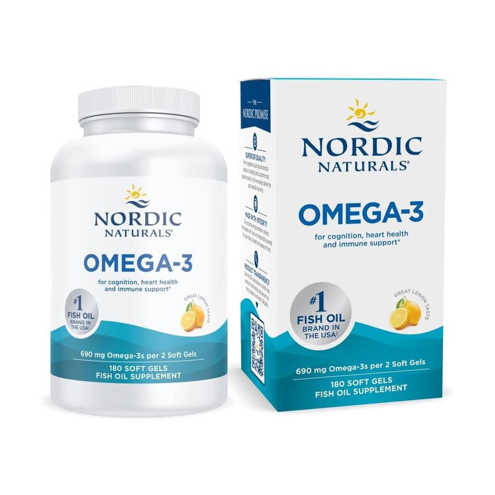 Dầu cá Omega-3 Nordic Naturals Omega-3 690mg 180 Softgels