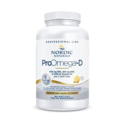 Dầu cá Omega-3 Nordic Naturals ProOmega-D 1280mg 180 Softgels vị Lemon (Professional Line)