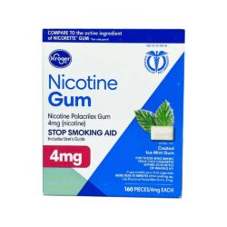Kẹo cai Kroger Nicotine Gum 4mg Ice Mint 160 viên