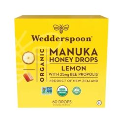 Kẹo ngậm mật ong Wedderspoon Organic Manuka Honey Lemon Drops 60 viên
