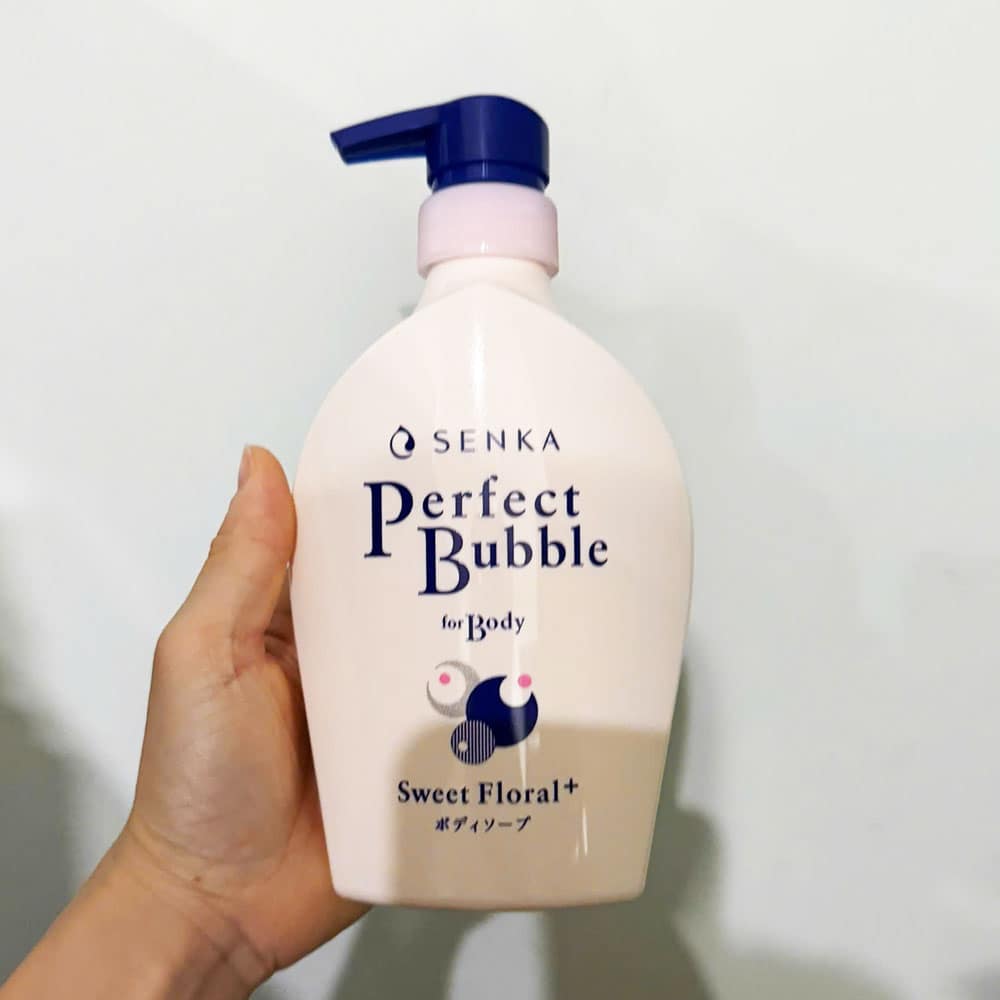 Sữa tắm Shiseido Senka Perfect Bubble for Body Sweet Floral 500ml - Ảnh 2