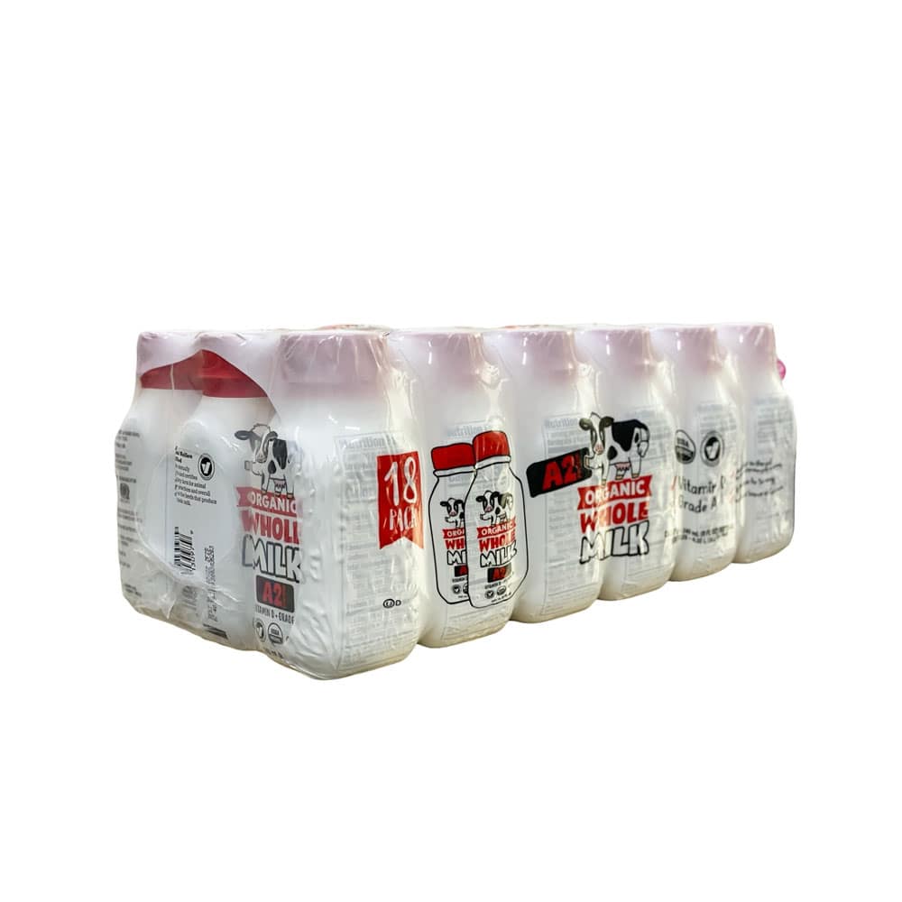 Sữa tươi nguyên kem Organic Whole Milk A2 Protein 240ml x18 chai