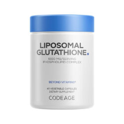 Viên uống bổ sung GlutaONE L-Glutathione CodeAge Liposomal Glutathione 1000mg 60 Capsules
