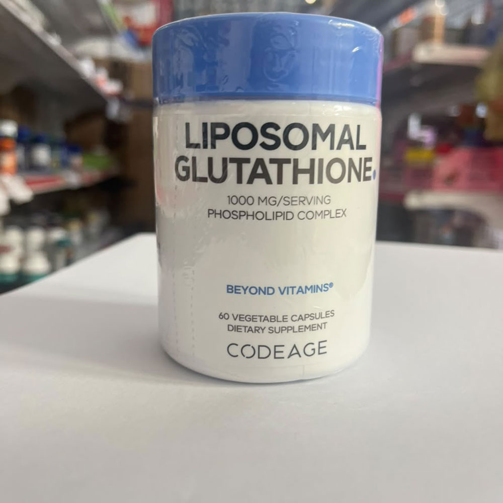 Viên uống bổ sung GlutaONE L-Glutathione CodeAge Liposomal Glutathione 1000mg 60 Capsules - Ảnh 2