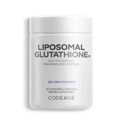 Viên uống bổ sung GlutaONE L-Glutathione CodeAge Liposomal Glutathione 1000mg 60 Capsules
