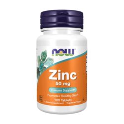 Viên uống bổ sung kẽm Now Zinc 50mg 100 Tablets