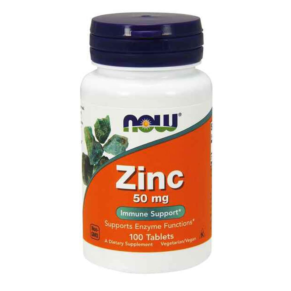 Viên uống bổ sung kẽm Now Zinc 50mg 100 Tablets - Ảnh 3