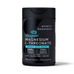Viên uống bổ sung Magie Sports Research Magtein Magnesium L-Threonate 2000mg 120 Capsules