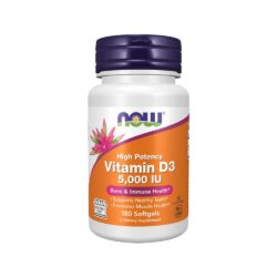 Viên uống bổ sung Vitamin D3 Now Vitamin D3 5000 IU 180 Softgels