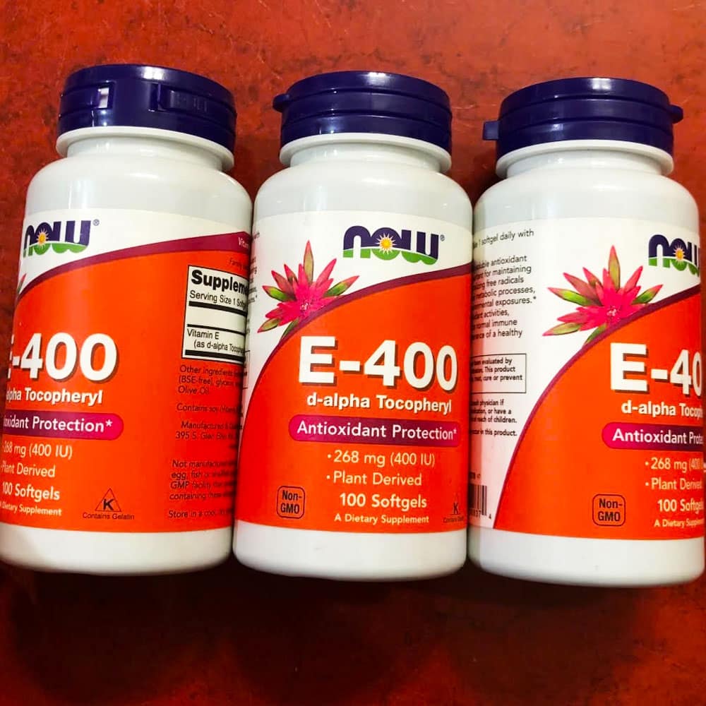 Viên uống bổ sung Vitamin E Now E-400 100 Softgels - Ảnh 2