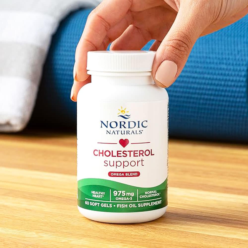 Viên uống dầu cá Omega-3 Nordic Naturals Cholesterol Support 60 Softgels - Ảnh 4