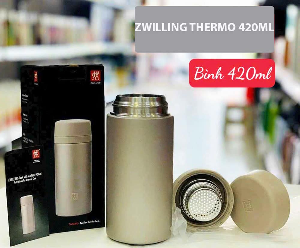 Bình giữ nhiệt lọc trà Zwilling Thermo 420ml - Ảnh 2