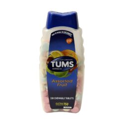Viên ngậm giảm đầy hơi khó tiêu Tums Antacid Assorted Fruit 750mg 330 viên