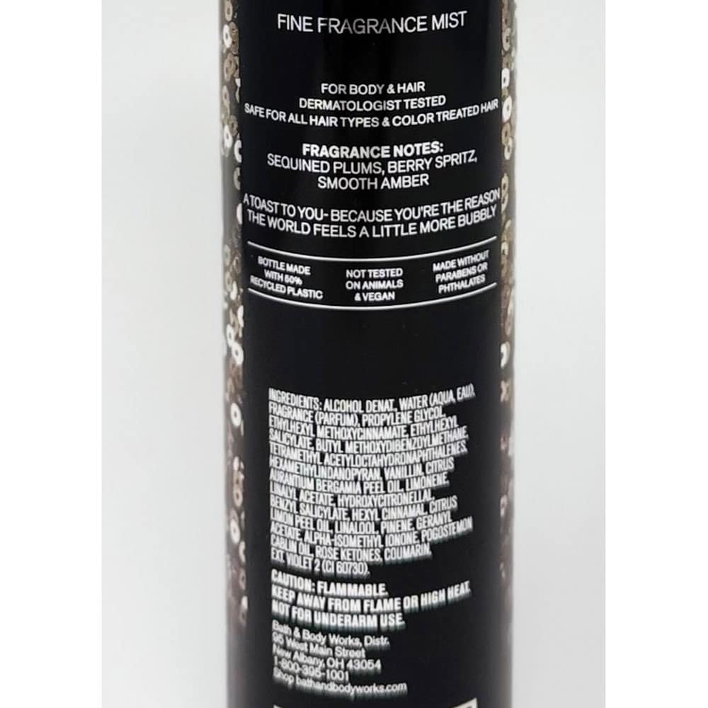 Xịt thơm Bath & Body Works A Toast To You Fine Fragrance Mist For Body & Hair 236ml - Ảnh 5