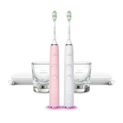 Bàn chải đánh răng điện Philips Sonicare DiamondClean Rechargeable Toothbrush 2 cái (Pink, White)