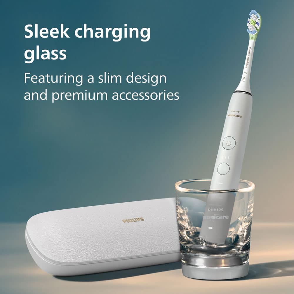 Bàn chải đánh răng điện Philips Sonicare DiamondClean Rechargeable Toothbrush 2 cái (Pink, White) - Ảnh 4