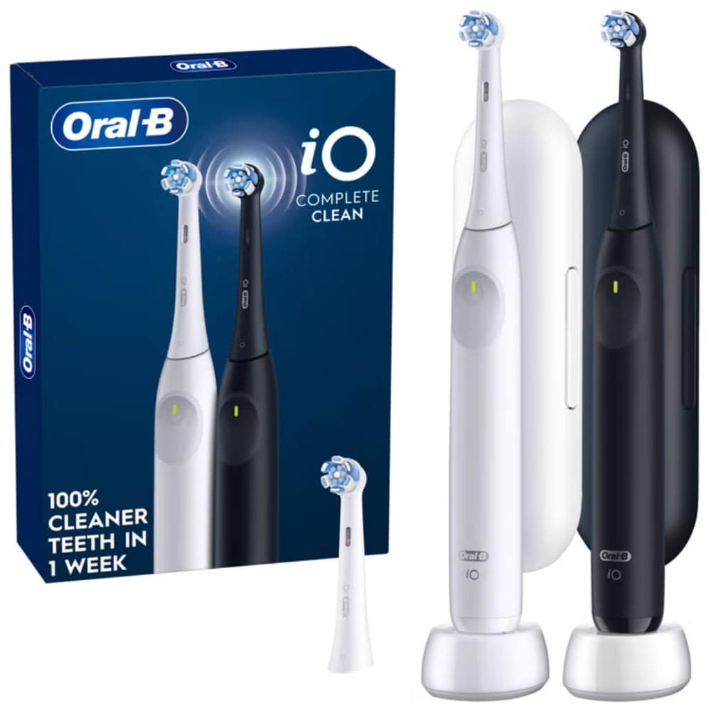 Bàn chải đánh răng sạc điện Oral-B iO Series 2 Complete Clean Rechargeable Electric Toothbrush 2 cái - Ảnh 3