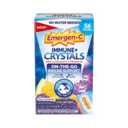 Bột sủi C tăng đề kháng Emergen-C Immune Plus Crystals Berry Lemonade 56 gói