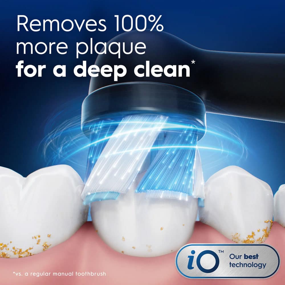 Đầu bàn chải thay thế Oral-B iO Deep Clean Replacement Toothbrush Head 9 cái - Ảnh 5