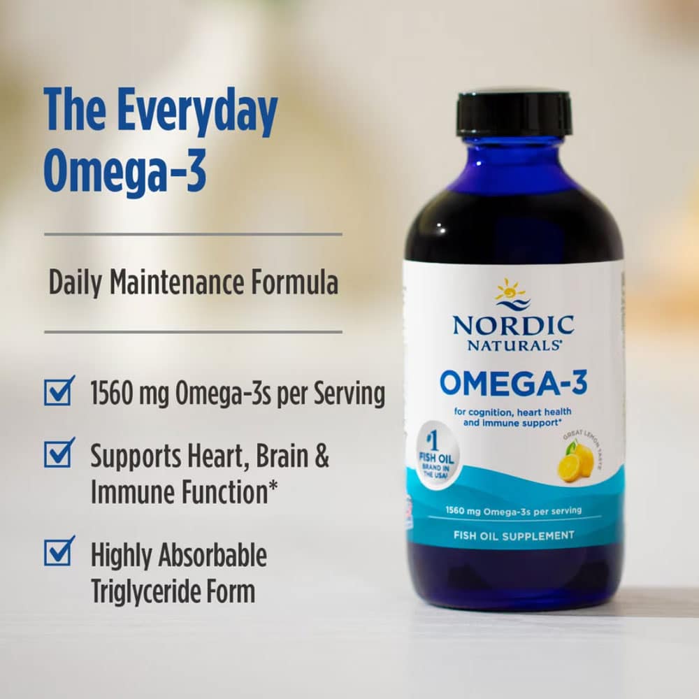 Dầu cá dạng lỏng Omega-3 Nordic Naturals Omega-3 (1560mg) 473ml - Ảnh 7