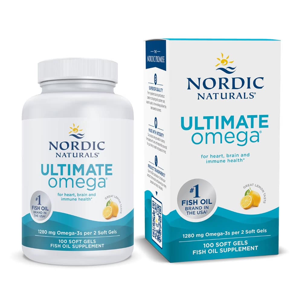 Dầu cá Omega-3 Nordic Naturals Ultimate Omega 1280mg 100 Softgels - Ảnh 2