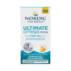 Dầu cá Omega-3 Nordic Naturals Ultimate Omega Minis Fish Oil 1120mg 110 Mini Softgels (Lemon)