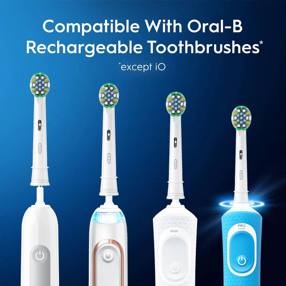 Đầu thay bàn chải điện Oral-B Floss Action Replacement Electric Toothbrush Heads 10 cái - Ảnh 3
