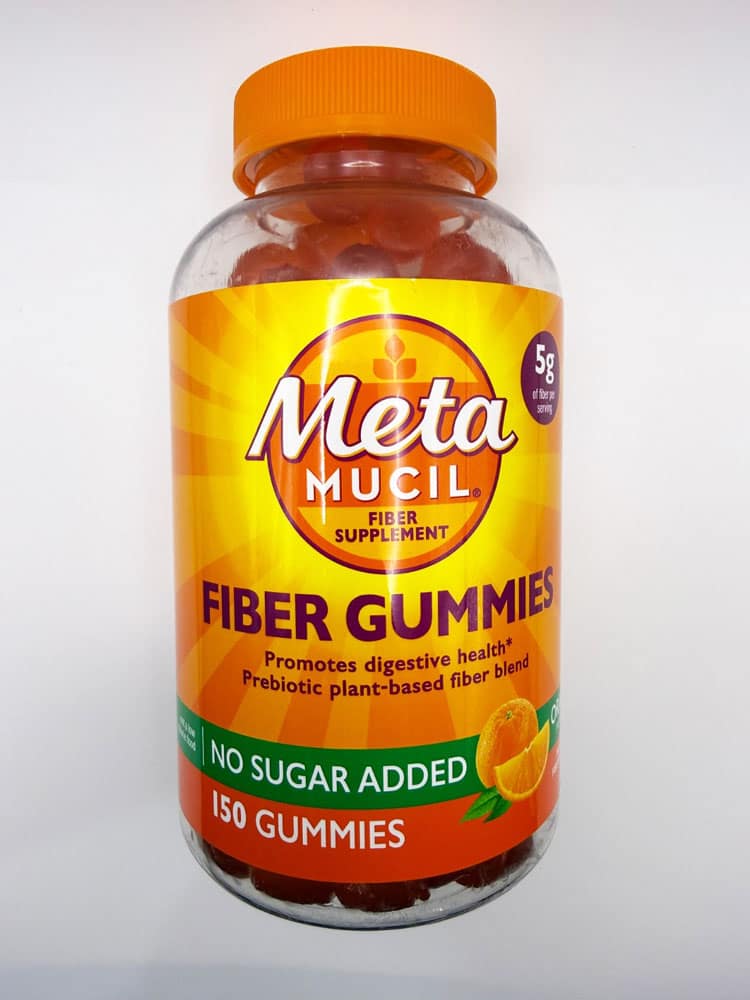 Kẹo dẻo bổ sung chất xơ Metamucil Fiber Gummies Orange 150 Gummies - Ảnh 2