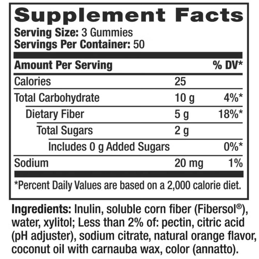 Kẹo dẻo bổ sung chất xơ Metamucil Fiber Gummies Orange 150 Gummies - Ảnh 5