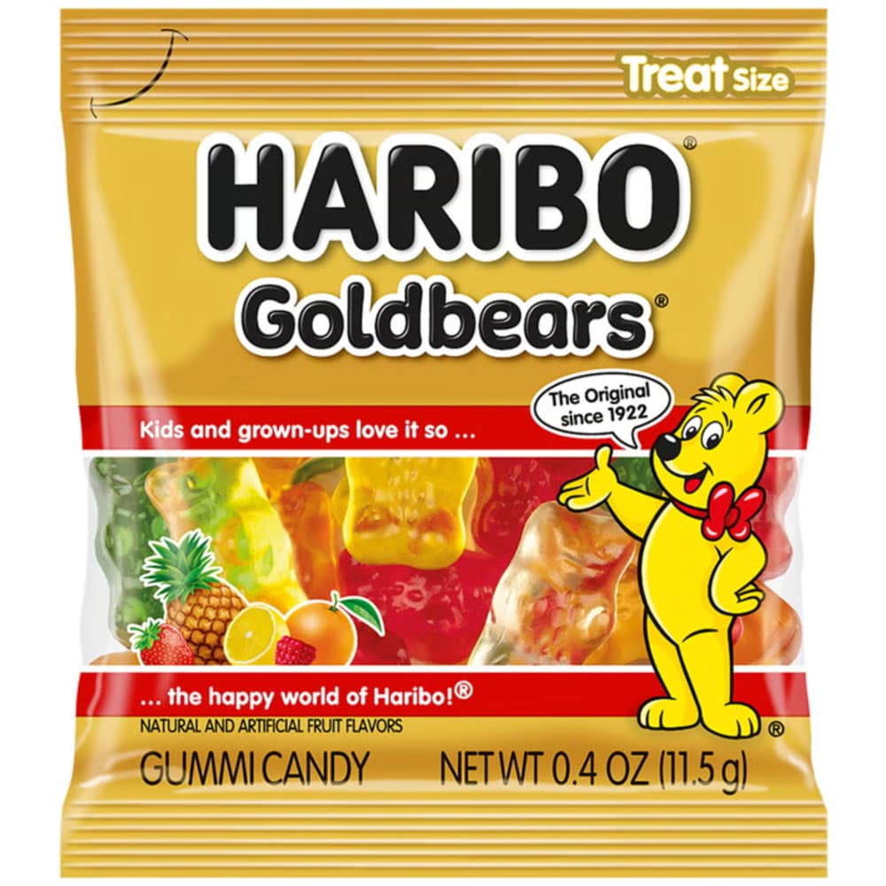 Kẹo dẻo Haribo Gummi Candy Happy Mix Variety Pack Túi 120 gói - Ảnh 6