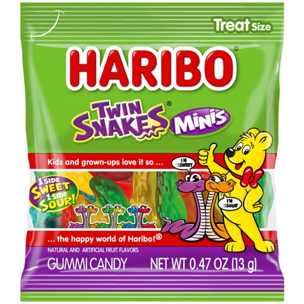 Kẹo dẻo Haribo Gummi Candy Happy Mix Variety Pack Túi 120 gói - Ảnh 4