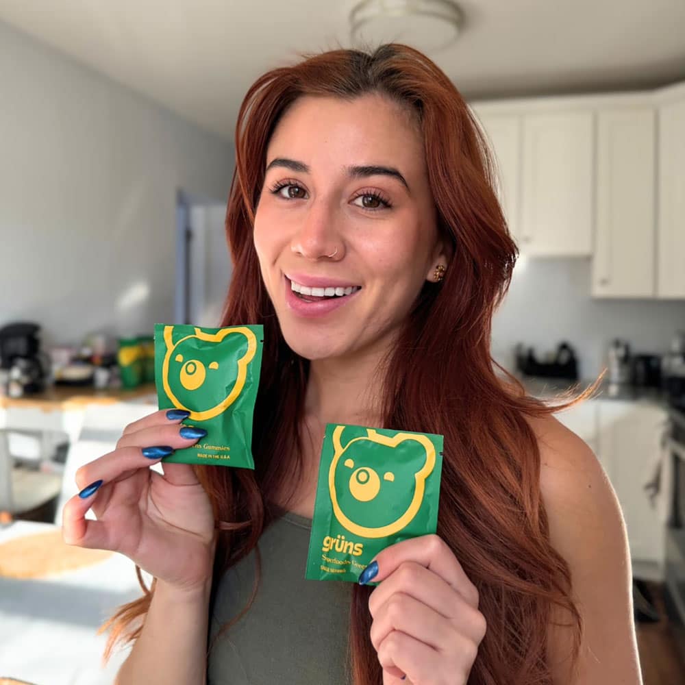 Kẹo dẻo rau xanh Grüns Adult Superfoods Greens Gummies 25 Daily Packs - Ảnh 5