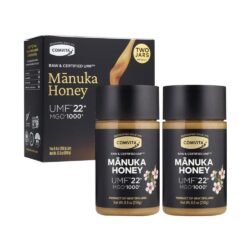 Mật ong Comvita Certified UMF 22+ (MGO 1000+) Raw Manuka Honey 250g x 2 hủ