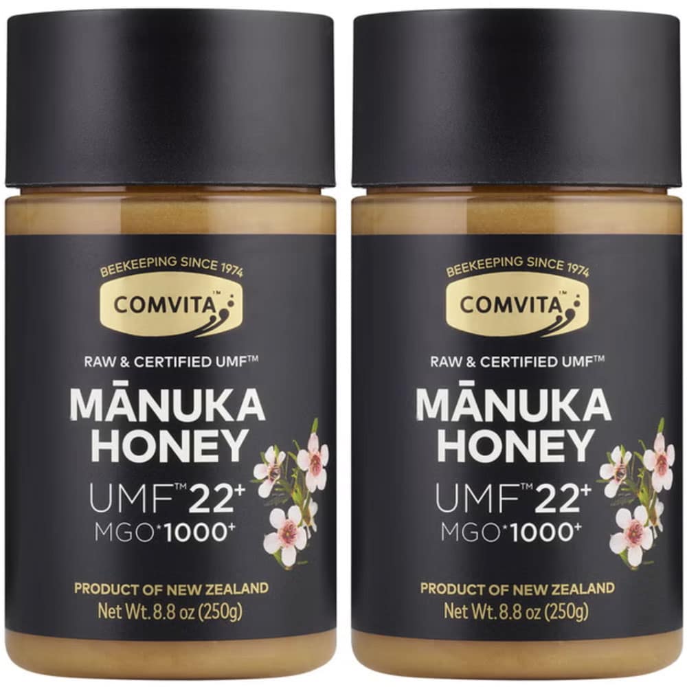 Mật ong Comvita Certified UMF 22+ (MGO 1000+) Raw Manuka Honey 250g x 2 hủ - Ảnh 2